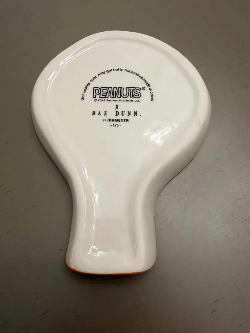 Rae Dunn x Peanuts Trick or Treat Halloween Spoon Rest